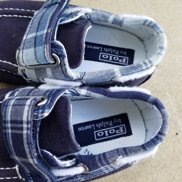 🚫SOLD🚫▪Polo Ralph Lauren ▪ Plaid Boat Shoes - Picture 5 of 8